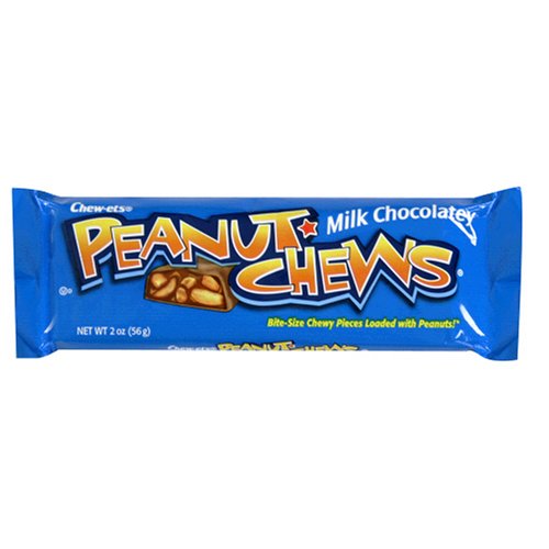 Peanut Chews Milk Chocolatey Candy, 2 ounce Bags (Pack of 48 logo