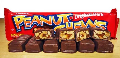 Peanut Chews Original Candy, 2 ounce Bars (Pack of 24) logo