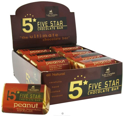 Peanut Five Star Chocolate Bar – Lake Champlain Chocolates logo