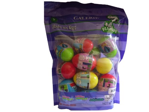 Peanuts 16 Count Candy Filled Easter Eggs logo