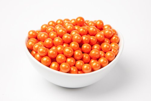 Pearl Orange Sixlets (10 Pound Case) logo