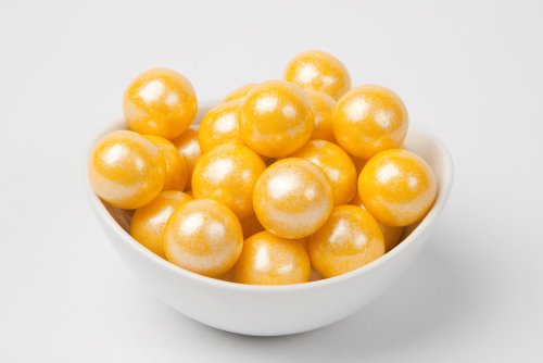 Pearl Yellow Gumballs (4 Pound Bag) logo