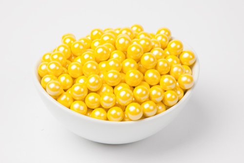 Pearl Yellow Sixlets (4 Pound Bag) logo