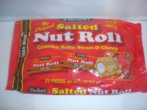 Pearson’s, Salted Nut Roll, Bite Size, 22 Pieces, 11oz Bag (Pack of 2) logo