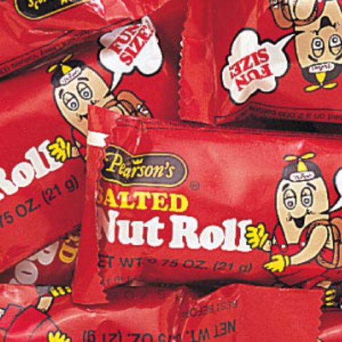 Pearson’s Salted Nut Rolls Fun Snack Size 1lb Bag logo