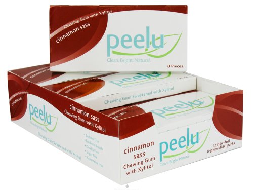 Peelu – Chewing Gum With Xylitol Cinnamon Sass logo