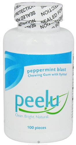 Peelu Chewing Gum With Xylitol Peppermint – 100 Ct (image May Vary) logo