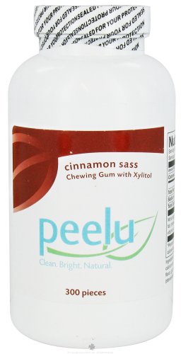 Peelu Cinnamon Sass 300 Ct Chewing Gum logo