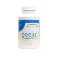 Peelu Dental Chewing Gum Peppermint logo