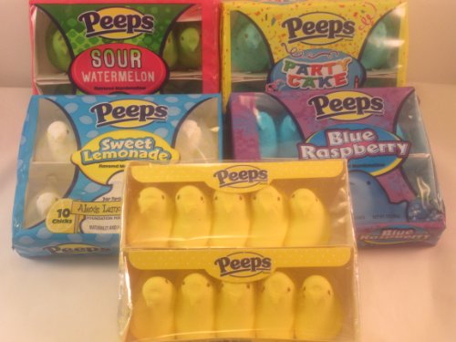 Peep Lover’s Variety Pack: Party Cake, Sour Watermelon, Blue Raspberry, Sweet Lemonade logo