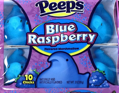 Peeps Blue Raspberry 3 Oz. 10 Chicks logo