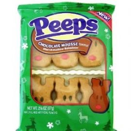 Peeps Chocolate Mousse Marshmallow Reindeer – Pack of 4 logo