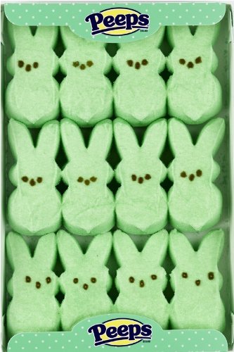 Peeps Green Bunnies 12 Count Pack (4 Packs) logo