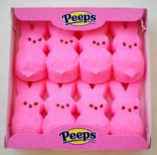 Peeps Marshmallow Bunnies ~ Pink ~ Pack of 2 (8 Peeps In Each) logo