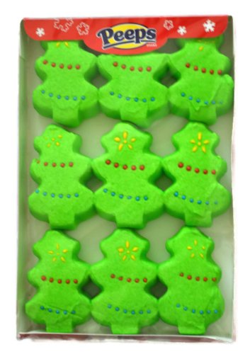 Peeps Marshmallow Christmas Trees Holiday Candy (2 Pack) logo