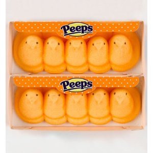 Peeps Marshmallow Orange Chicks 10 Ct logo