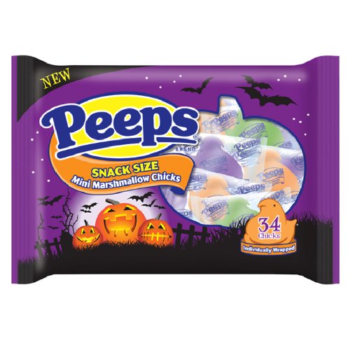 Peeps Snack Size Mini Marshmallow Chicks Halloween – 34 Ct logo