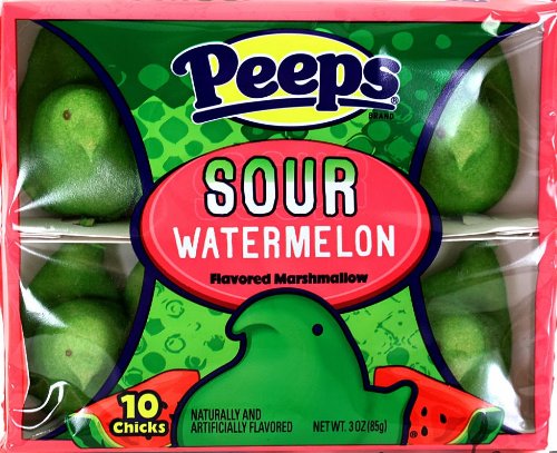 Peeps Sour Watermelon Flavored Marshmallow (1 Pack) logo