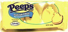 Peeps Sugar Free Marshmallow Chicks, 3 Chicks Per Package, Set Of 5 Packages logo