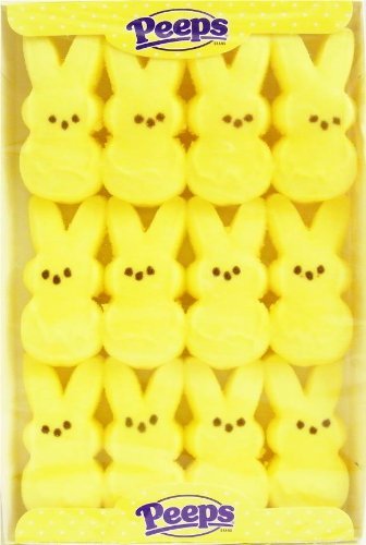 Peeps Yellow Bunnies 12 Count Pack (4packs) logo