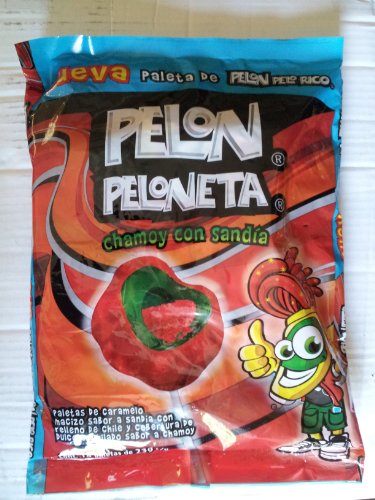 Pelon Peloneta Chamoy Con Sanida (chamoy With Watermelon Flavor) Lollipop logo