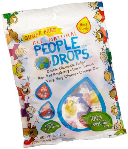 People Drops Sugar Free Candy, Assorted Flavors, 3 ounce Bags (Pack of 8) logo