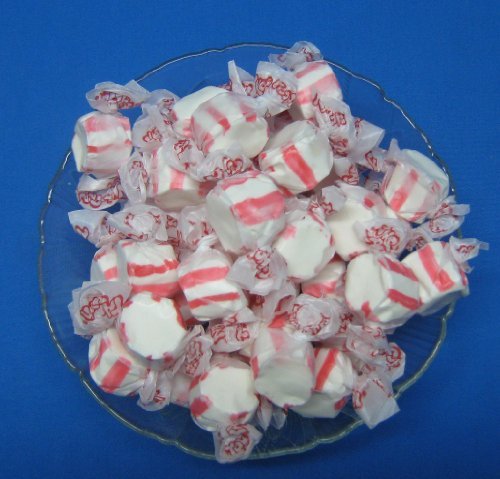 Peppermint Flavored Taffy Town Salt Water Taffy 2 Pound logo