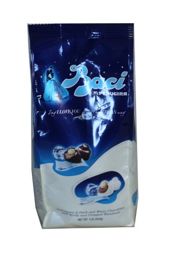 Perugina Baci Assortment Of Dark & White Chocolates With Hazelnuts logo