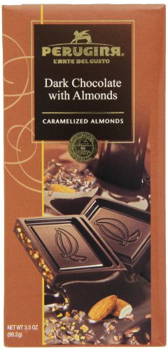 Perugina Dark Chocolate Bar With Almonds, 3.5-ounce logo
