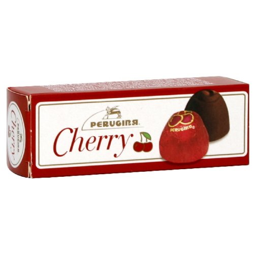 Perugina Dark Chocolate Covered Whole Cherry, 3 Per Pack, 1.2000-ounces (Pack of 8) logo