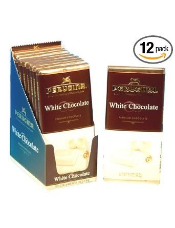 Perugina White Chocolate, 3.5 ounce Bar (Pack of 12) logo