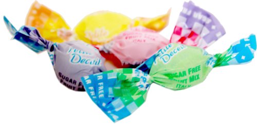 Petite Deceit Assorted Fruit Hard Candy, Sugar Free, 1 Pound Bag logo