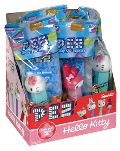 Pez Assorted Candy Dispensers, Hello Kitty, 12 Pk logo