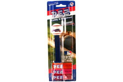 Pez Baseball Candy Dispensers Atlanta Braves 12 Pack logo