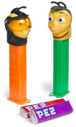 Pez Bee Movie, 0.58 ounce Assorted Candy Dispensers (Pack of 12) logo