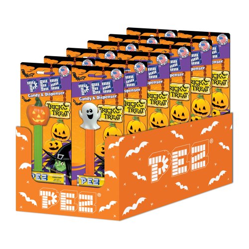 Pez Blister Card, Halloween Assortment, 0.87 Ounce (Pack of 12) logo