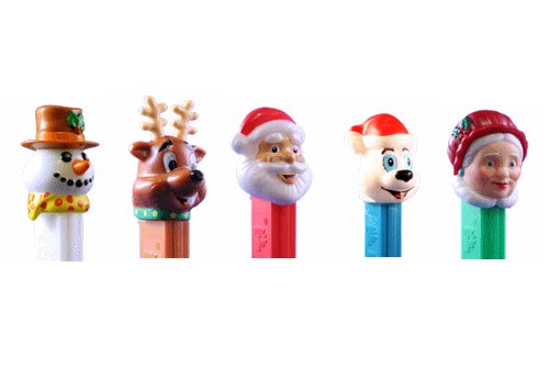 Pez Candy Dispenser Winter Christmas Holiday 12 Pack logo