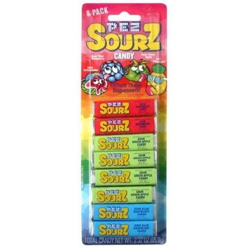 Pez! – New Pez Sours Refill Variety Sourz 8 Pack! logo