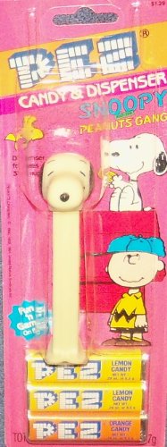 Pez Snoopy and The Peanuts Gang Candy & Dispenser logo