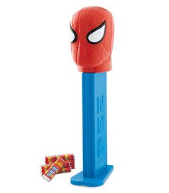 Pez Spiderman Candy Dispenser logo