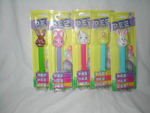 Pez Spring Easter Theme Candy Dispenser With 3 Candy Packs logo