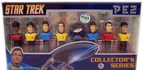 Pez Star Trek Limited Edition, Numbered Collectors Set, 3.48 ounce Box logo