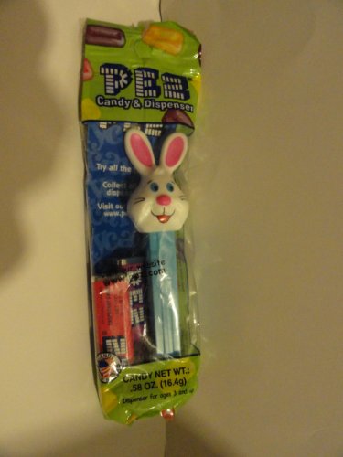 Pez White Bunny With Big Ears logo