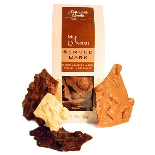 Philadelphia Candies Milk Chocolate Almond Bark, 6 Oz. Gift Bag logo