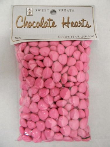 Pink Amorini Chocolate Hearts 28oz Unit (2 14oz Bags) logo