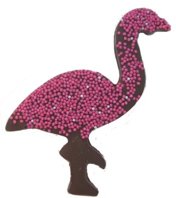 Pink Flamingo – Chocolate Flamingo Gift Bag – Favor logo