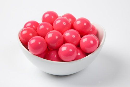 Pink Gourmet Gumballs (14 Pound Case) logo