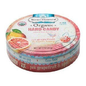Pink Grapefruit & Tupelo Honey Organic Hard Candy 2 Oz By Torie & Howard – Pack of 2 Tins logo