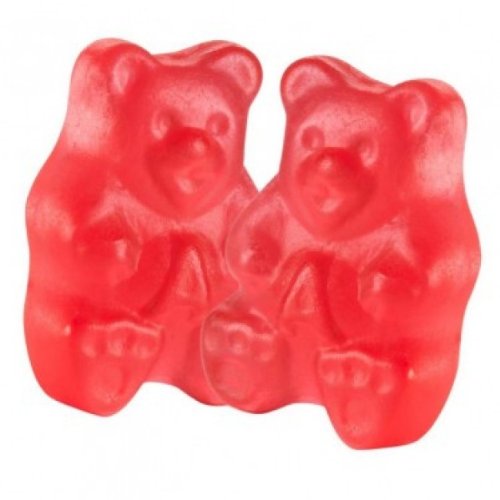 Pink Strawberry Gummy Bears, 10lbs logo