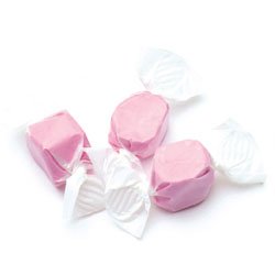 Pink Strawberry Salt Water Taffy 3lb logo